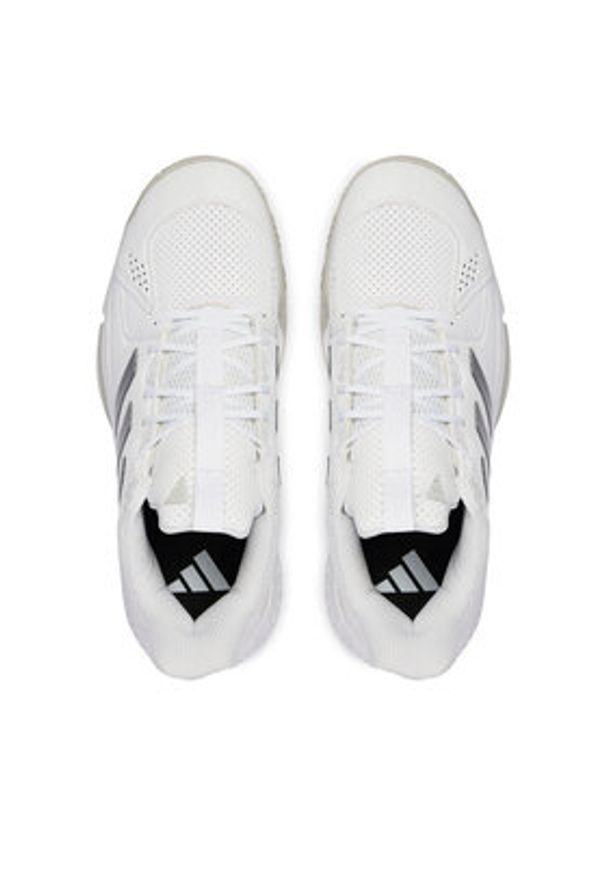 Adidas - adidas Buty halowe Court Flight KJ3682 Biały. Kolor: biały. Materiał: skóra