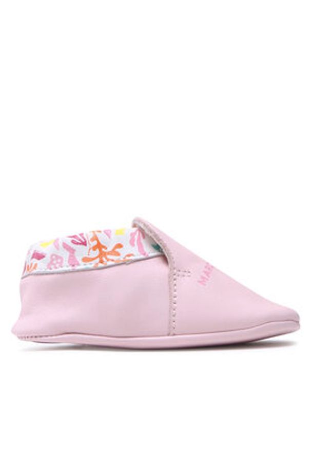 MARC JACOBS - Marc Jacobs Kapcie W99009 Różowy. Kolor: różowy. Materiał: skóra