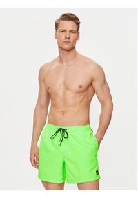 Quiksilver Szorty kąpielowe Everyday Solid Volley AQYJV03153 Zielony Regular Fit. Kolor: zielony. Materiał: syntetyk