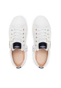 Geox Sneakersy J Kathe G. F J16EUF 00085 C0899 M Biały. Kolor: biały. Materiał: skóra #7