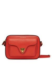 Coccinelle Torebka E1 MF6 55 04 01 Pomarańczowy. Kolor: pomarańczowy. Materiał: skórzane