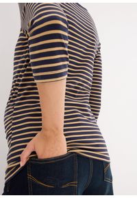 bonprix - Shirt ciążowy z bawełny organicznej (2 szt.). Kolekcja: moda ciążowa. Kolor: niebieski. Materiał: bawełna #3