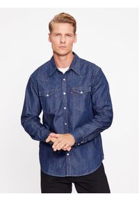 Levi's® Koszula Barstow Western Standard 85744-0000 Granatowy Standard Fit. Kolor: niebieski. Materiał: bawełna #1