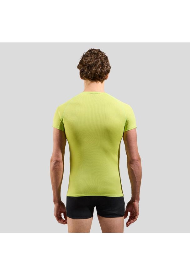 Odlo - Koszulka z krótkim rękawem męska ODLO Active F-Dryight Eco. Kolor: zielony. Długość rękawa: krótki rękaw. Długość: krótkie. Sport: fitness