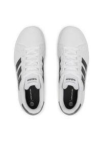 Adidas - adidas Sneakersy Grand Court Lifestyle Tennis Lace-Up Shoes GW6511 Biały. Kolor: biały. Materiał: skóra #3
