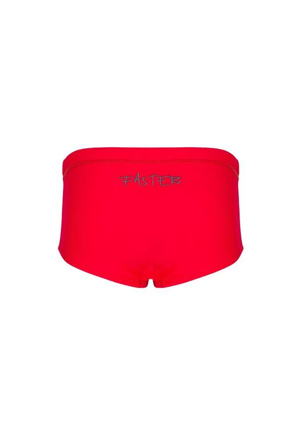 AQUA-SPORT - Bokserki pływackie dziecięce aqua-sport junior faster. Kolor: czerwony. Materiał: lycra, poliester