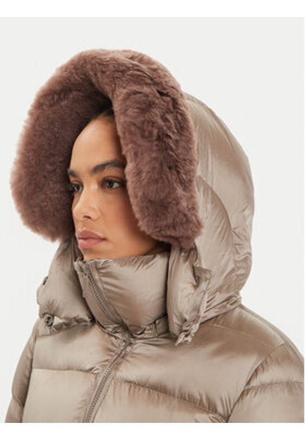 Bomboogie Kurtka puchowa CW636LTDLC4 Brązowy Regular Fit. Kolor: brązowy. Materiał: syntetyk