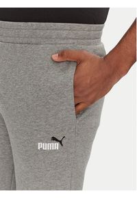 Puma Spodnie dresowe Ess 684714 Szary Regular Fit. Kolor: szary. Materiał: bawełna #5