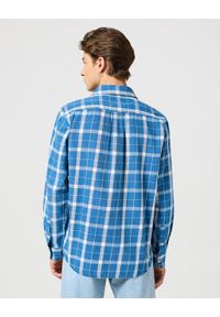 Wrangler - WRANGLER MĘSKA KOSZULA 1 PKT SHIRT BLUE INDIGO 112357249 W5X2013868