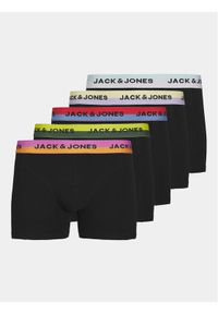 Jack & Jones - Jack&Jones Komplet 5 par bokserek 12250337 Czarny. Kolor: czarny. Materiał: bawełna #1