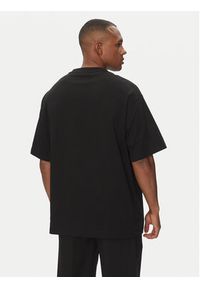 Versace Jeans Couture T-Shirt 78GAH6L1 Czarny Regular Fit. Kolor: czarny. Materiał: bawełna #5