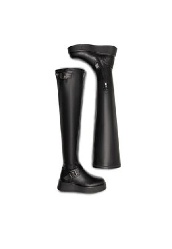 Jenny Fairy Kozaki Ravenna H80073-4 Czarny. Kolor: czarny. Materiał: skóra