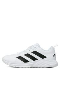 Adidas - adidas Buty Court Team Bounce 2.0 Shoes HR1239 Biały. Kolor: biały. Materiał: materiał