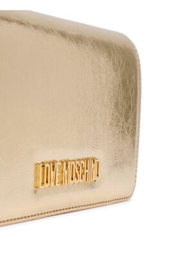 Love Moschino - LOVE MOSCHINO Torebka JC4345PP0OKQ0900 Złoty. Kolor: złoty. Materiał: skórzane