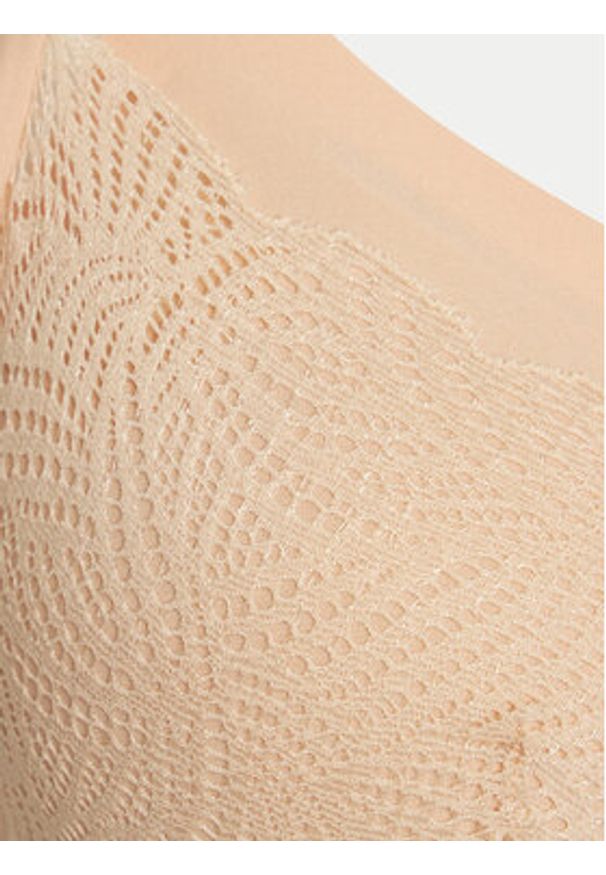 Chantelle Biustonosz braletka Soft Stretch C11GQ9 Beżowy. Kolor: beżowy. Materiał: syntetyk