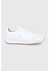 Superdry Buty kolor biały. Nosek buta: okrągły. Zapięcie: sznurówki. Kolor: biały. Materiał: guma #1