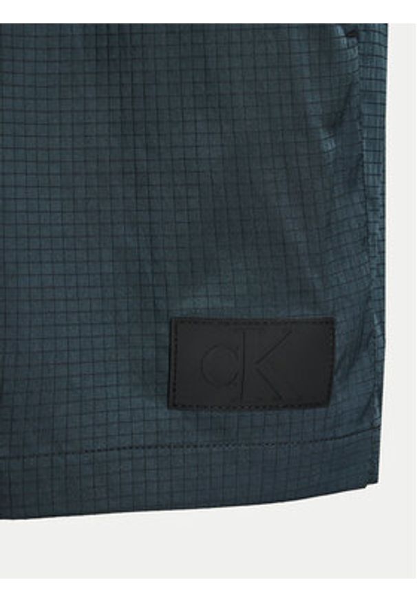 Calvin Klein Swimwear Szorty kąpielowe KM0KM01023 Czarny Regular Fit. Kolor: czarny. Materiał: syntetyk