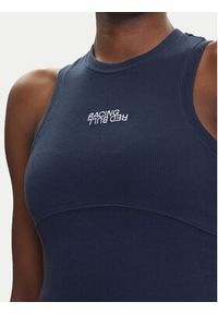 Pepe Jeans Top Red Bull Racing Logo RL500011 Granatowy Slim Fit. Kolor: niebieski. Materiał: bawełna #3