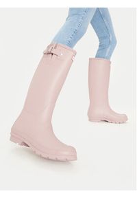 Hunter Kalosze HFW-006 Różowy. Kolor: różowy. Materiał: kauczuk #4
