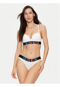 Calvin Klein Underwear Biustonosz push-up 000QF7836E Biały. Kolor: biały. Materiał: bawełna. Rodzaj stanika: push-up #4