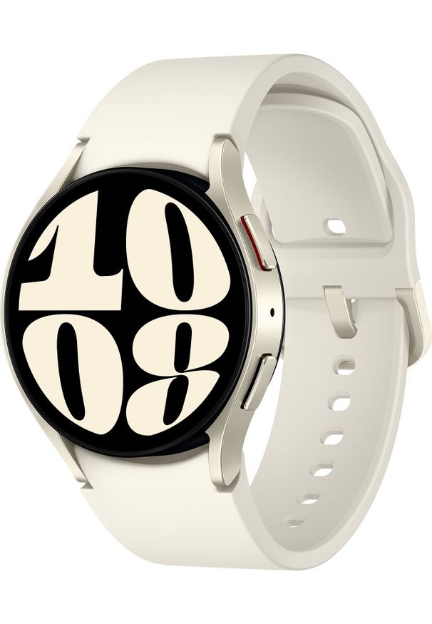 SAMSUNG - Smartwatch Samsung Galaxy Watch 6 Stainless Steel 40mm Beżowy (SM-R930NZEAEUE). Rodzaj zegarka: smartwatch. Kolor: beżowy