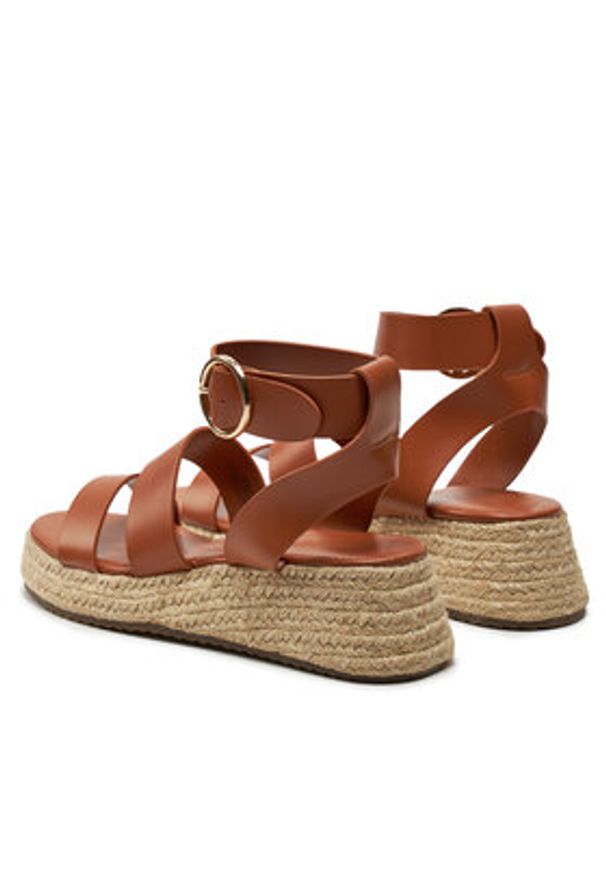 ONLY Shoes Espadryle Onlminerva-1 15320197 Brązowy. Kolor: brązowy. Materiał: skóra