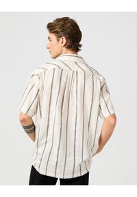 Wrangler - MESKA KOSZULA WRANGLER SS W RESORT SHIRT NATURAL STRIPE 112362750 #2