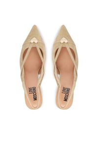 Love Moschino - LOVE MOSCHINO Czółenka JA10186G1PJA0105 Beżowy. Kolor: beżowy. Materiał: skóra #4