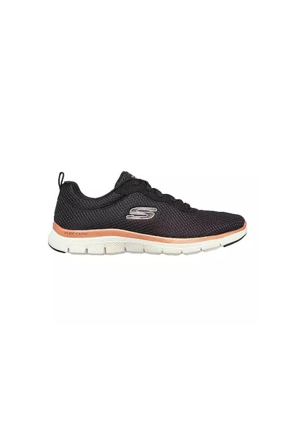 skechers - Buty do chodzenia damskie Skechers Flex Appeal 40. Zapięcie: sznurówki. Kolor: wielokolorowy, różowy, czarny. Materiał: guma, materiał, tkanina, syntetyk. Szerokość cholewki: normalna. Sport: turystyka piesza