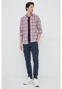 GANT - Gant t-shirt bawełniany kolor czarny gładki. Kolor: czarny. Materiał: bawełna. Wzór: gładki #3