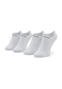 Calvin Klein Zestaw 2 par stopek damskich 701218774 Biały. Kolor: biały. Materiał: materiał