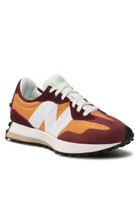 New Balance Sneakersy MS327OA Pomarańczowy. Kolor: pomarańczowy. Materiał: skóra, zamsz