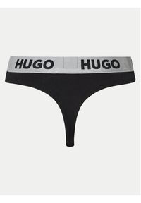 Hugo Stringi Sporty Logo 50480166 Czarny. Kolor: czarny. Materiał: bawełna #2