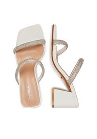 DeeZee Klapki R66-1 Srebrny. Kolor: srebrny. Materiał: syntetyk, materiał #2