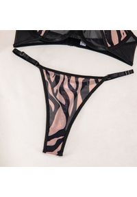 Intica - Komplet bielizny z delikatnym wzorem na romantyczne wieczory Bessy. Kolor: wielokolorowy. Materiał: materiał. Wzór: paski #9