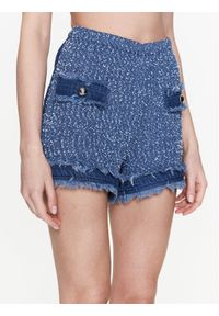 Pinko Szorty materiałowe 100405 A0I3 Niebieski Regular Fit. Kolor: niebieski. Materiał: bawełna #1