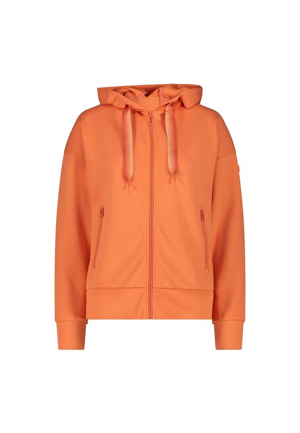Bluza damska turystyczna CMP 35D7486. Okazja: na co dzień. Kolor: pomarańczowy. Styl: casual, sportowy. Sport: turystyka piesza
