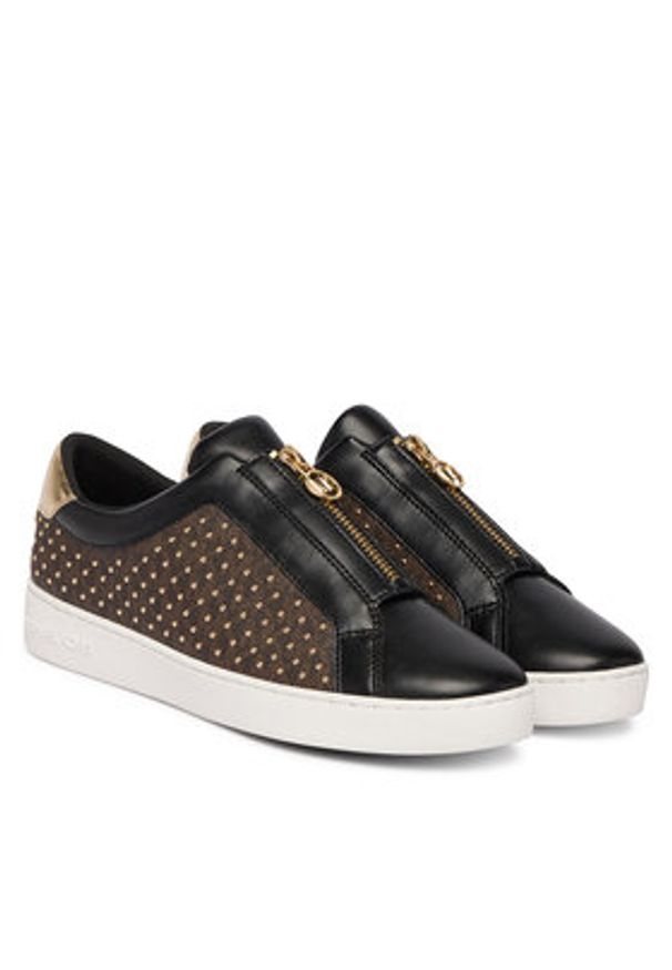 MICHAEL Michael Kors Sneakersy Keaton 43R6KTFP1B Brązowy. Kolor: brązowy. Materiał: materiał