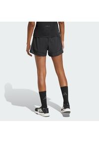 Adidas - adidas Szorty sportowe Pacer Workout Woven 2in1 KD9742 Czarny Regular Fit. Kolor: czarny. Materiał: syntetyk #2