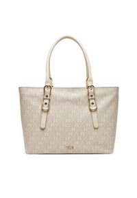 Tous - TOUS Torebka Buckles Silhouette 2002201901 Beżowy. Kolor: beżowy. Materiał: skórzane #5