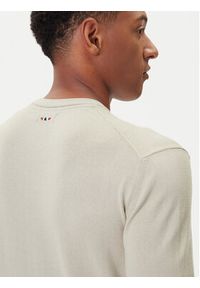 Napapijri Sweter Droz NP0A4I2G Szary Regular Fit. Kolor: szary. Materiał: bawełna #4