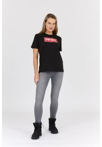 Kenzo - KENZO Czarny t-shirt damski z czerwonym logo, Rozmiar M. Kolor: czarny #3