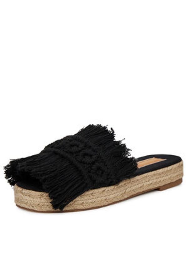 DeeZee Espadryle S294 Czarny. Kolor: czarny. Materiał: materiał