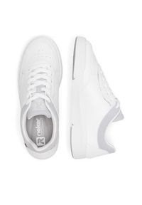 Rieker Revolution Lifestyle Sneakersy 41910-81 Biały. Kolor: biały. Materiał: skóra
