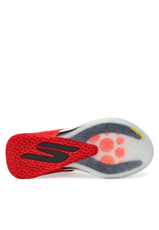 skechers - Skechers Buty do koszykówki SKX Elevate 253020/WRBK Biały. Kolor: biały. Materiał: materiał. Sport: koszykówka