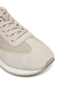 Calvin Klein Sneakersy Low Prof Runn Laceup Cv Mix HM0HM01723 Beżowy. Kolor: beżowy. Materiał: zamsz, skóra #3