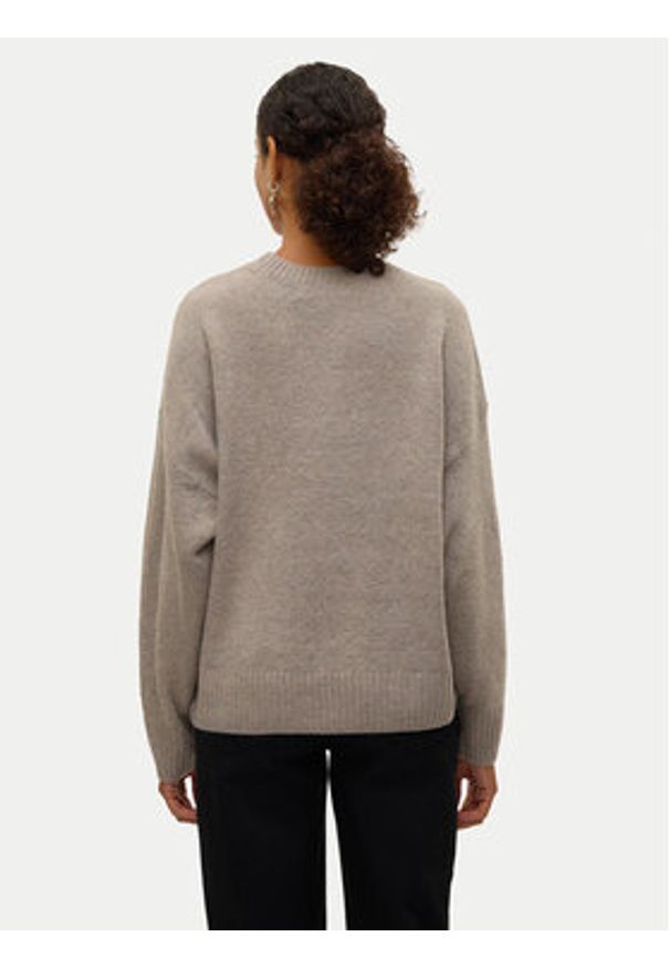 Vero Moda Sweter Boom 10320463 Szary Loose Fit. Kolor: szary. Materiał: syntetyk