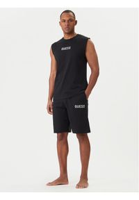 Guess Piżama U6GX02 KCAM1 Czarny Regular Fit. Kolor: czarny. Materiał: bawełna #1