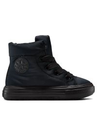 Buty damskie Converse Chuck Taylor All Star Elements Boot A12941C - czarne. Kolor: czarny. Materiał: guma, polar, poliester, materiał. Szerokość cholewki: normalna. Model: Converse All Star
