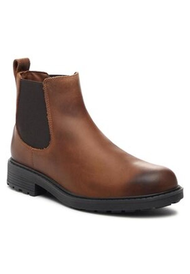 Clarks Sztyblety Orinoco2 Lane 261747824 Brązowy. Kolor: brązowy. Materiał: skóra, nubuk